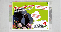 Desktop Screenshot of blumen-mueller.de